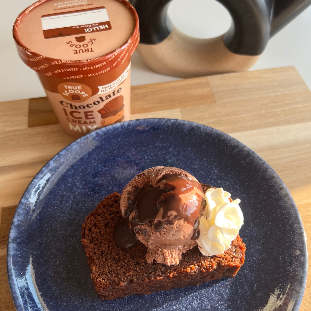 True Scoops Chocolate Cake