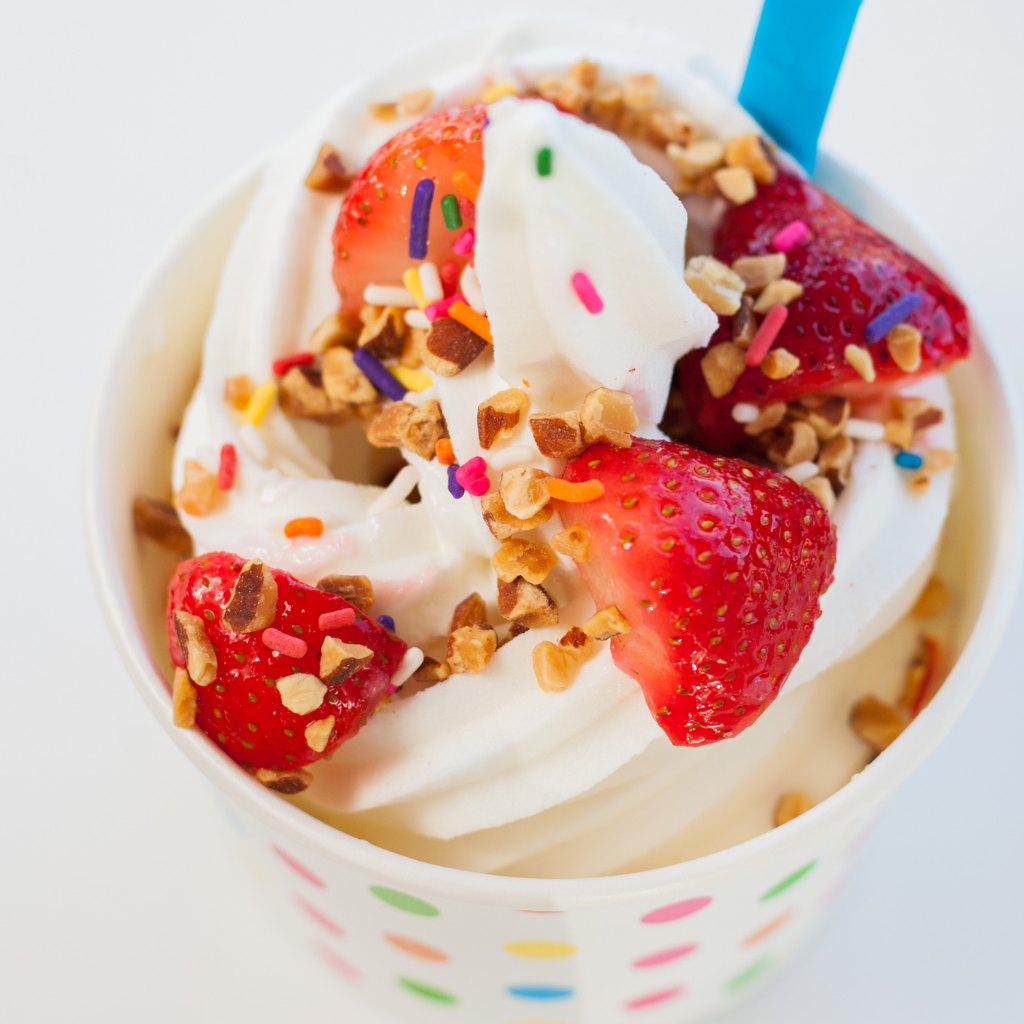 easy recipe for homemade frozen yogurt dessert