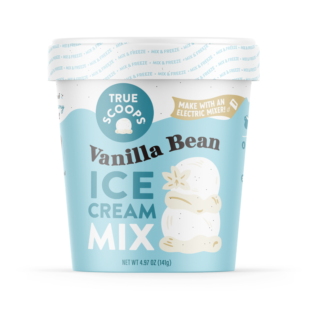 Vanilla Bean Ice Cream Mix 6-Pack - True Scoops